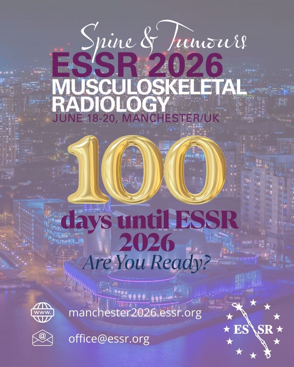 European Society of Musculoskeletal Radiology tweet media