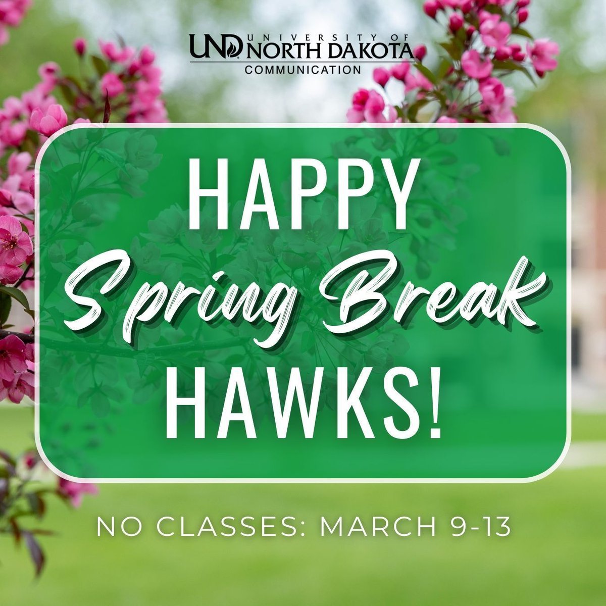 UND Communication tweet media