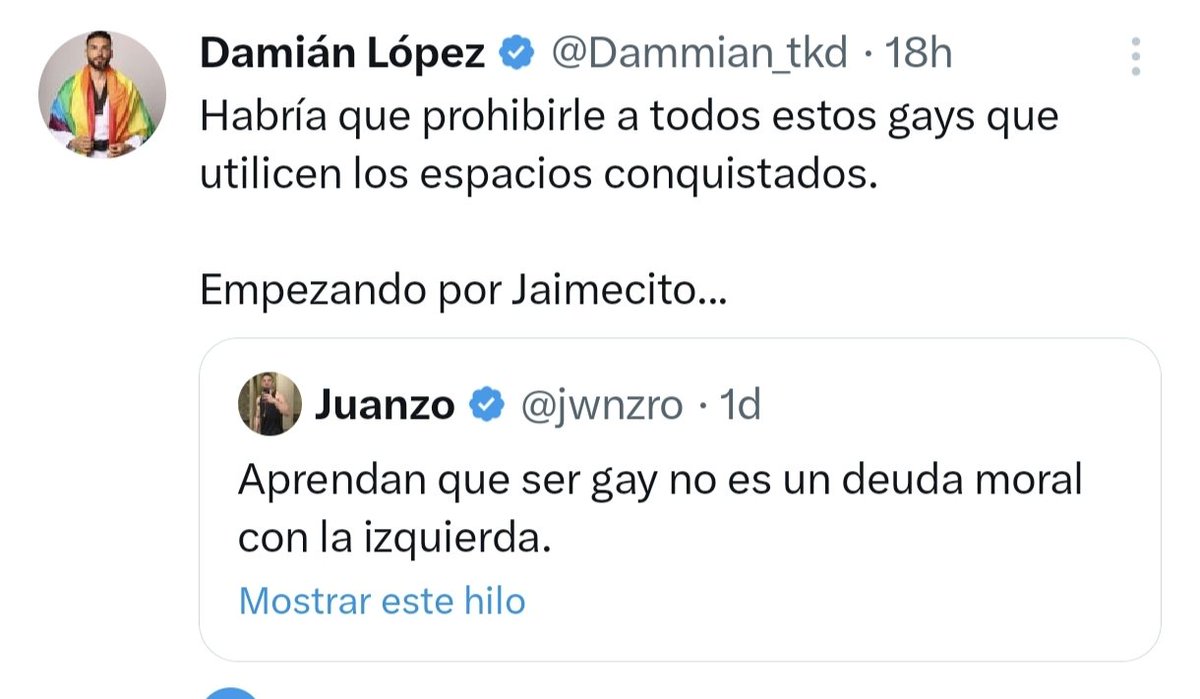 Damián López tweet media