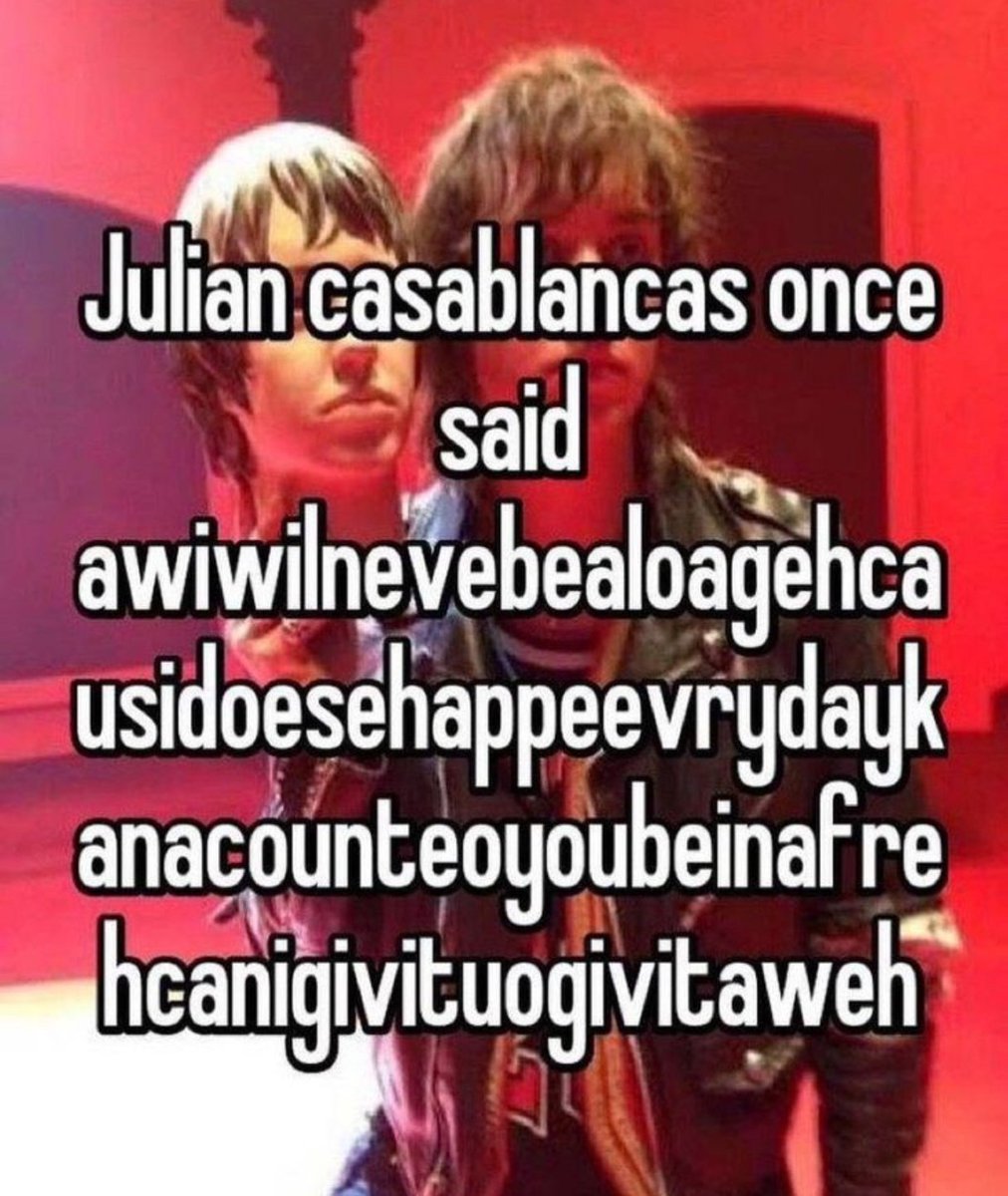 Julian Casablancas Brasil (@casablancasfcbr) on Twitter photo 