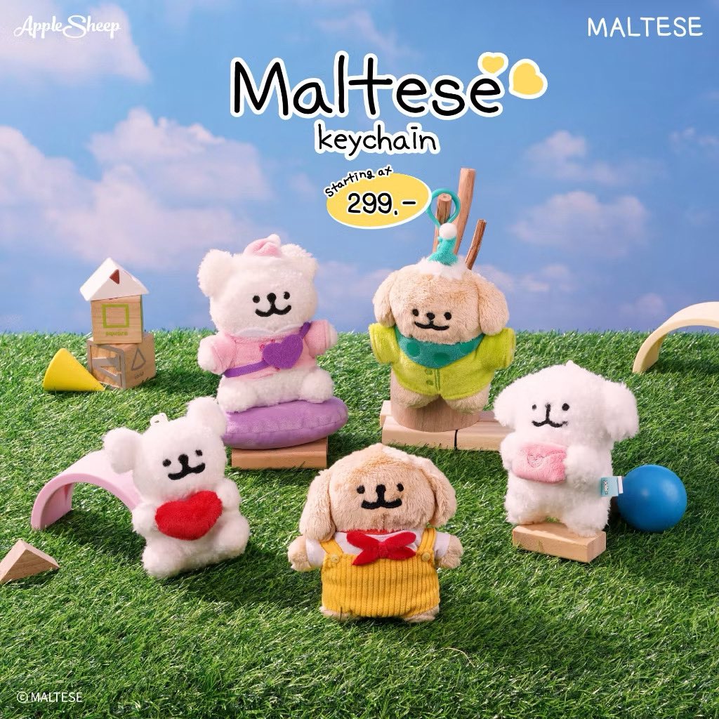 intheothermarkk's tweet image. ￼[Maltese Keychain Collection] พวงกุญแจตุ๊กตา น้องหมามอลทีส และโกลเด้น Keychain 
ห้อยกระเป๋าน่ารักสุดๆ 🐶

พิกัด📌 s.shopee.co.th/AACIQf1URz
#Maltese #ตุ๊กตาห้อยกระเป๋า #keychain