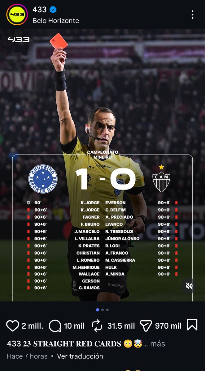 Slare5's tweet photo. @ARBsincamiseta @sudanalytics_ En el momento no se expulsó a nadie, pero después anunciaron cuántas rojas hubo https://t.co/5XxzLVOMTc