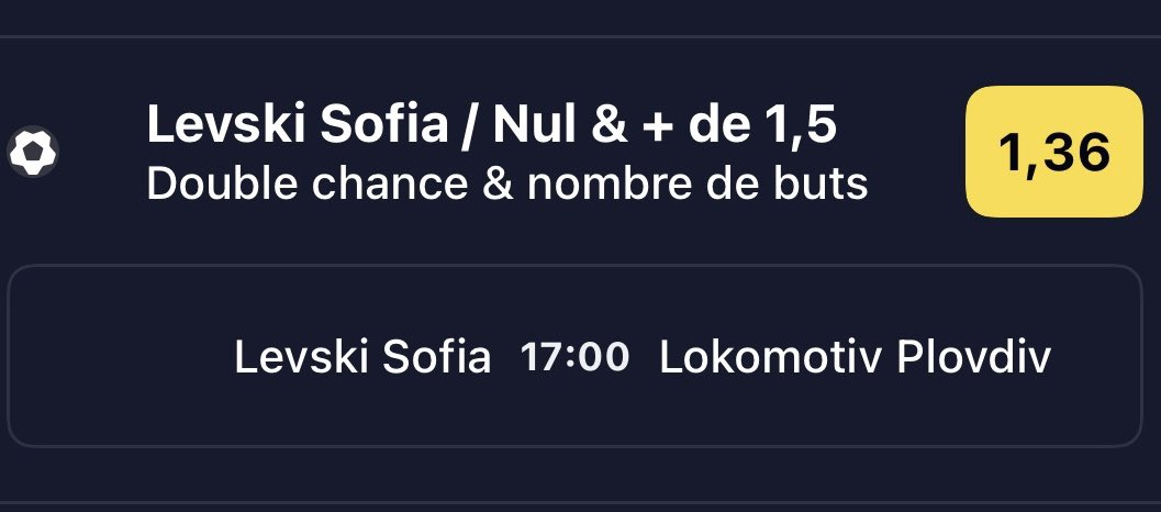 Minoupronos's tweet photo. Bonjour à tous 👋🐈
Aujourd’hui, direction : Bulgarie 🇧🇬 ✈️
Pari établi à l’aide de @datafootfr
Levski⚡️Lok. Plovdiv (17h) ⚽️
Mon prono🔥: 1X & +1,5 FT (1,36)
À tenter🔮: 1X & +1,5 & -2,5 MT1
Confiance : 8,9/10 ✅
Explication ⬇️
#ValueBet #Pronofoot #Datafoot #TeamParieur https://t.co/CowKNdHtPp