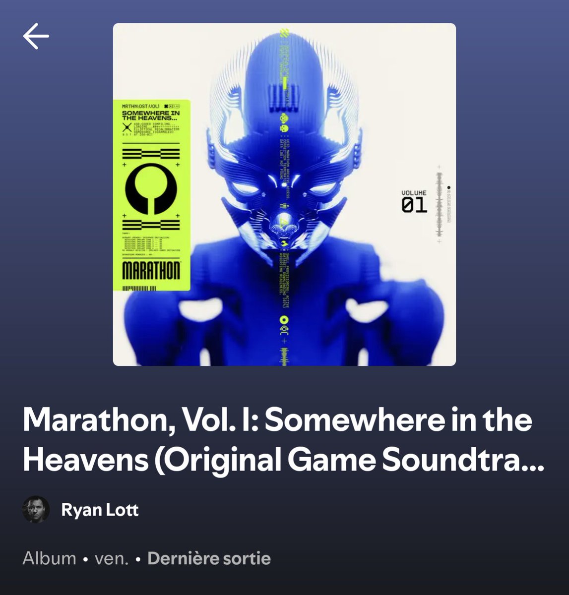 The work of Ryan Lott on Marathon's soundtrack is so good and we don't talk enough about it