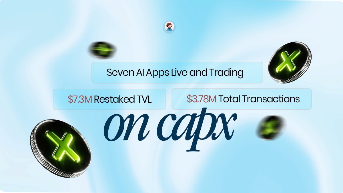 I told you about <a href="/0xCapx/">Capx AI</a>  recently.

But talking about infrastructure is one thing , seeing it work is another.

These are AI apps trading on Capx Super App right now:

→ $KIRRIN/$CAPX : AI Assistant &amp; Productivity 
MCAP $10.12M | 13.83K Holders

→ $BITE/$CAPX : Nutrition &amp;