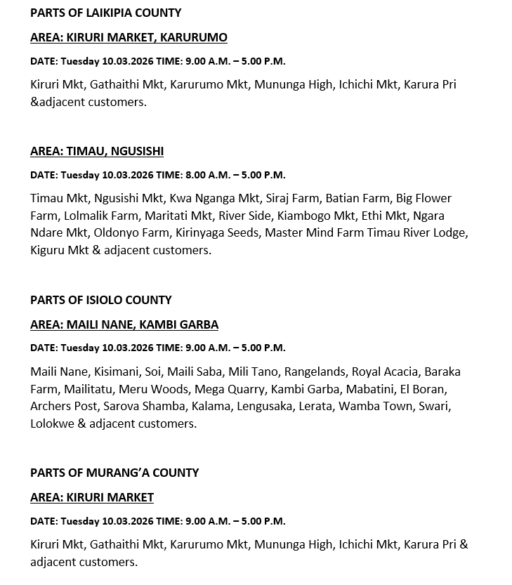 Kenya Power tweet media