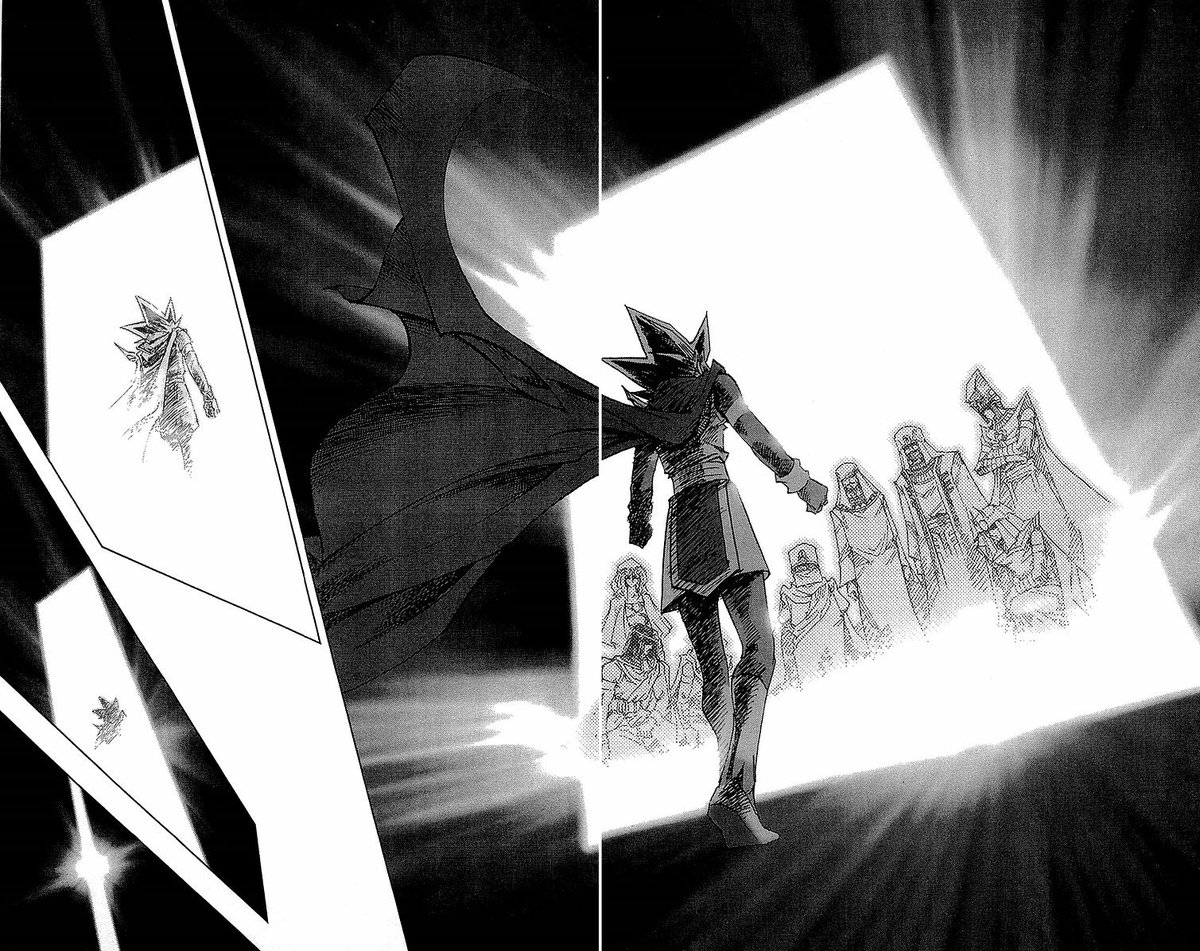 KaibaCorpFr's tweet photo. Déjà 22 ans... !

Le 8 mars 2004, dans le Shônen Jump #15 de l'année, le manga Yu-Gi-Oh! touchait à sa fin avec son chapitre 343 au titre symbolique : "Le roi Yûgi" !

Une fin voulue par Kazuki Takahashi, et pensée dès le début de la sérialisation. https://t.co/9dxk58YPaA