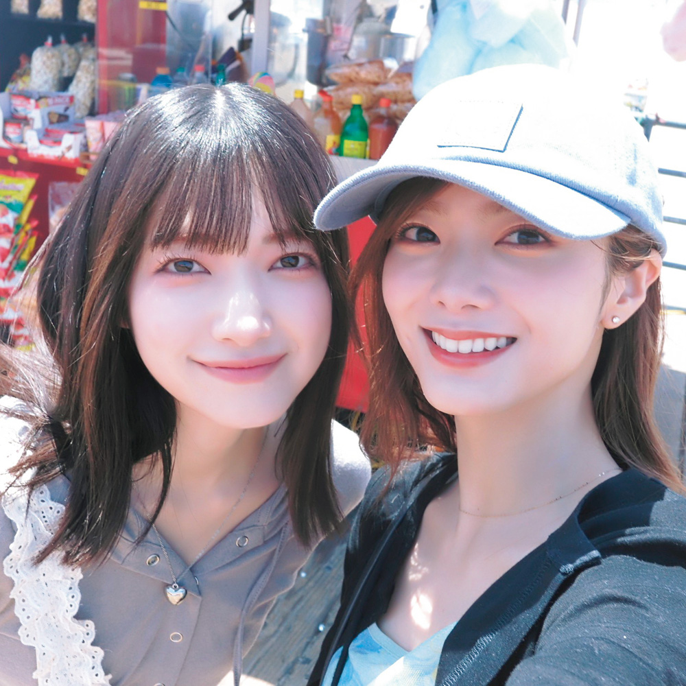 大園玲 さんと #田村保乃 さんの先行カット！ 櫻坂46写真集 櫻撮VOL.01