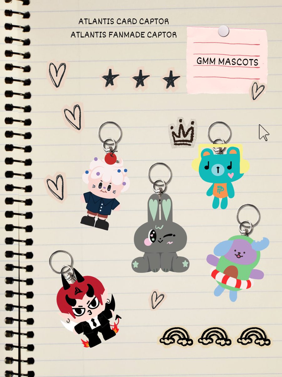 Chaveiros em Acrílico Reforçado GMM Mascots disponíveis para compra! 

Já estão fabricados, falta só o fornecedor me enviar. Envio pro comprador em Abril. 

20 reais a unidade + frete. 

5 cm, impressão frente e verso! 

#metaa #domiia #avocean #permpoon
#nilknhake #gmm