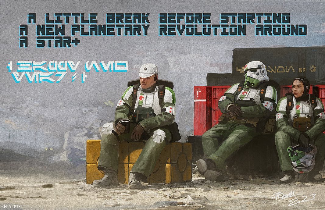 Imperial troops in duties

Art by @edouard_groult_arts 

#StarWars