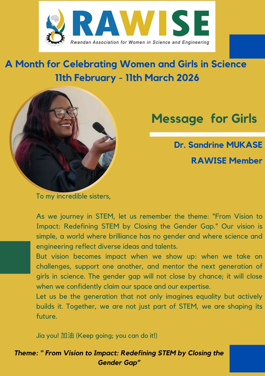 Rwandan Women in Science & Engineering tweet media