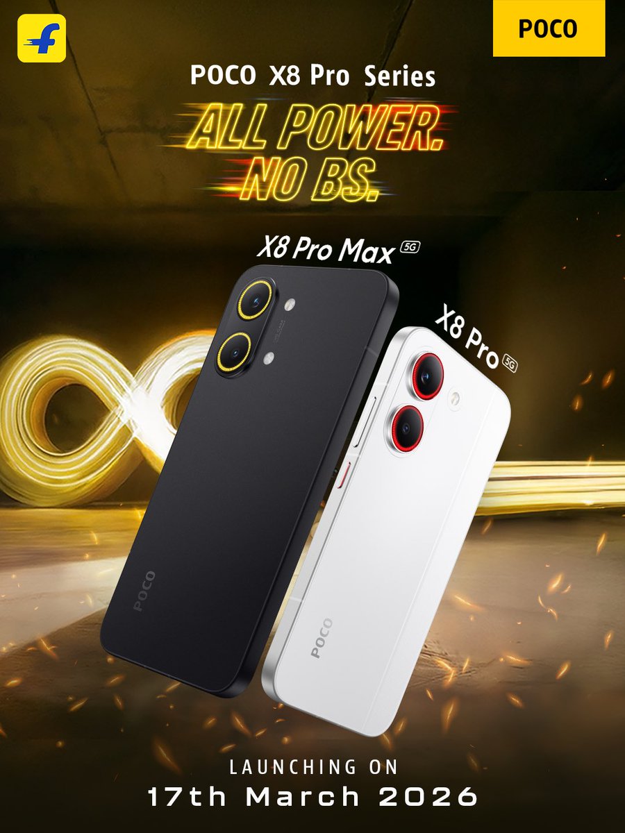 IndiaPOCO's tweet photo. The wait for our neXt is over😍

Introducing the POCO X8 Pro Series, built for next-level performance! https://t.co/Z8aZzWR4UN