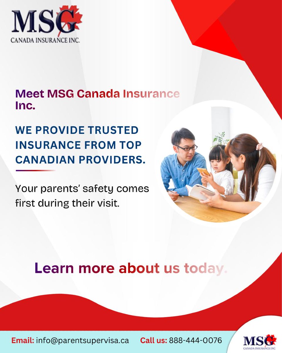 parentsupervisa's tweet image. Coverage for your parents from established Canadian insurance providers. 👨‍👩‍👧‍👦

Protection that lets your family focus on time together, not medical bills.

Learn more about how we can support their visit today.

#supervisainsurance #canadavisitorinsurance #parentsinsurancecanada