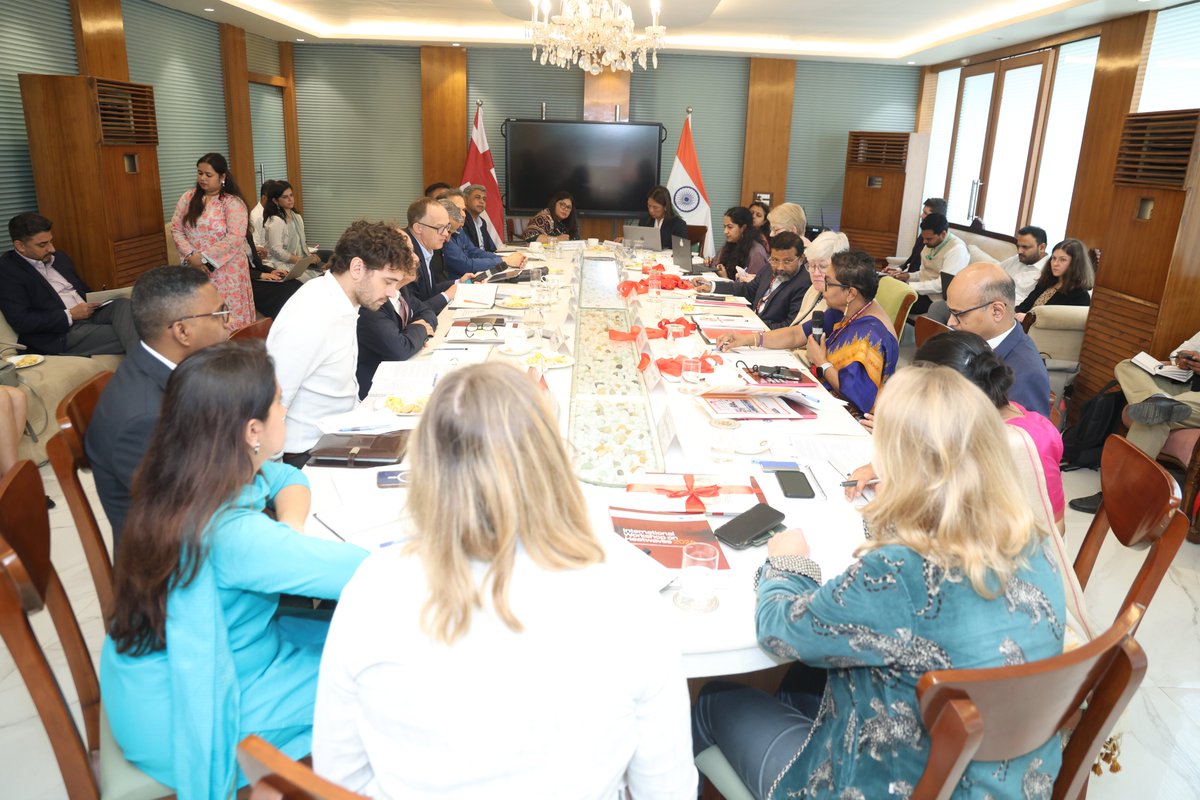 ndmaindia's tweet image. A Closed-group Policy Roundtable on “Unlocking Resilience Finance for India” was held today at @ndmaindia Bhawan, New Delhi. The dialogue focused on collaborative partnerships and scalable financing solutions to enhance resilience and preparedness.
#NDMA #DRR #collaboration