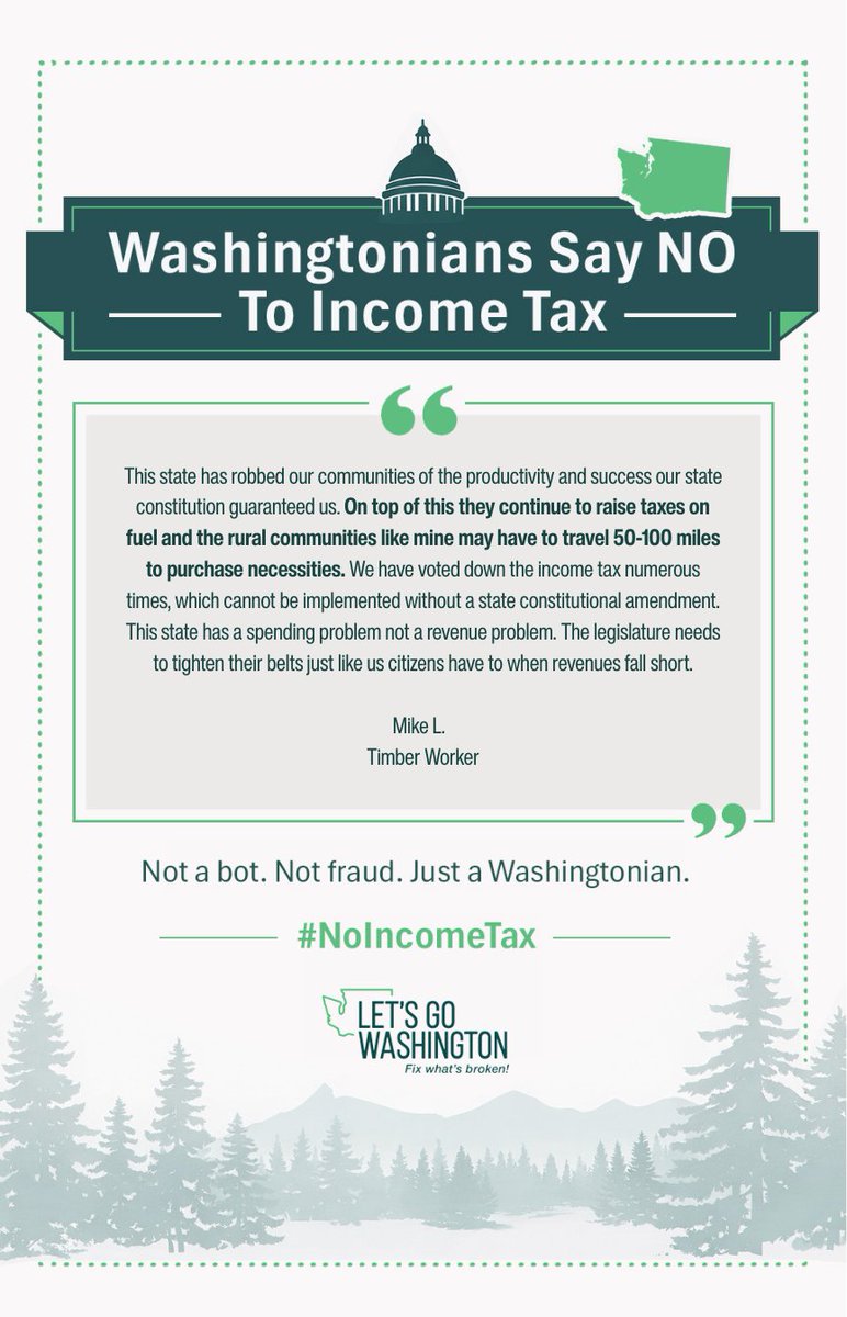 Timber employees oppose the income tax. #notabot