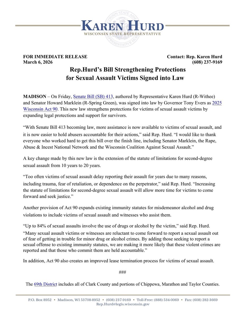 Representative Karen Hurd tweet media