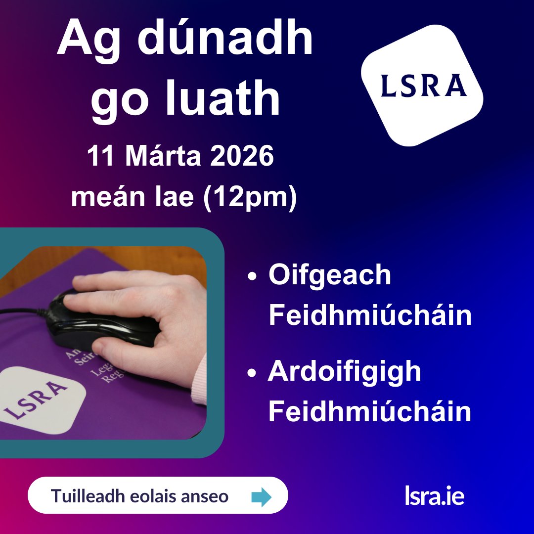 Legal Services Regulatory Authority, Ireland tweet media