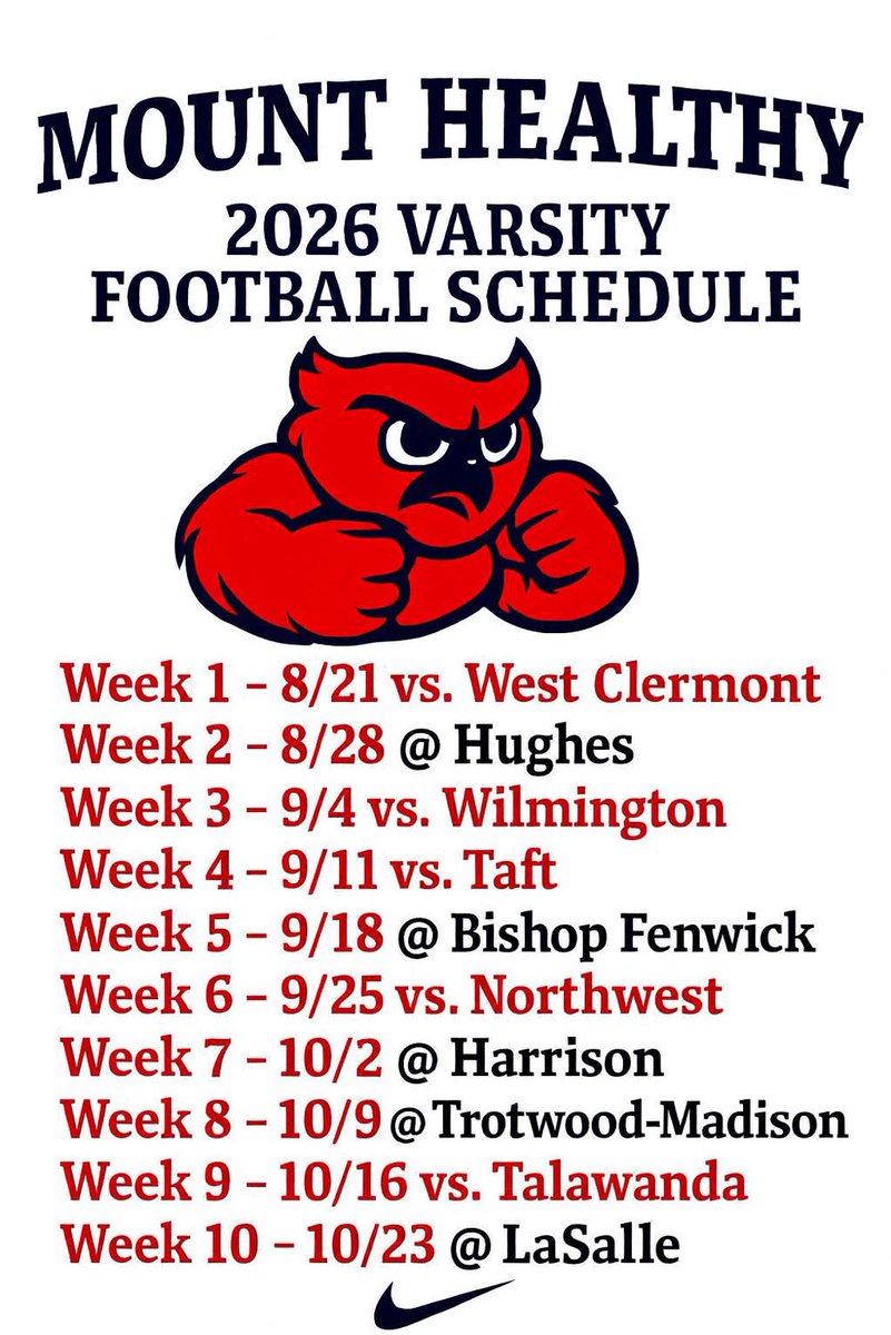 Mt. Healthy Football tweet media