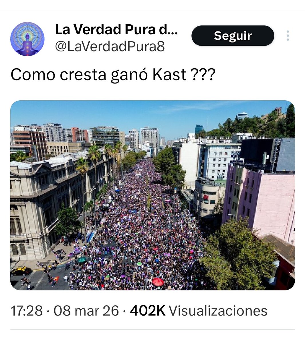 Xq saco mas votos!!! Y ustedes no!! 🤣🤣🤣🤣 <a href="/LaVerdadPura8/">La Verdad Pura del 38 %</a>