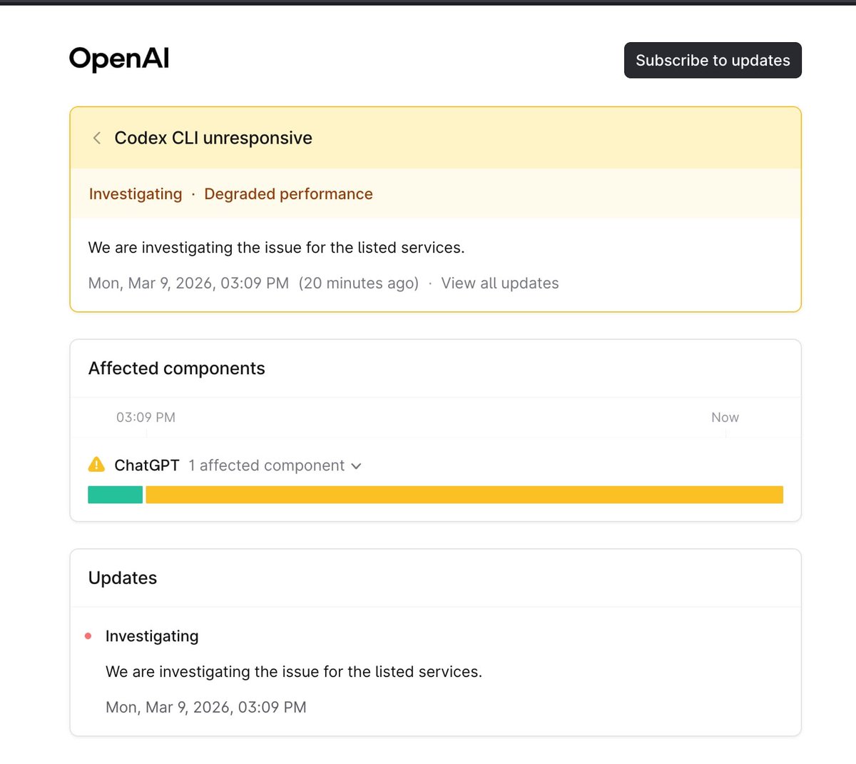geirsson's tweet photo. @olafurns @thsottiaux Claude  > "Codex CLI is unresponsive. Can you please fix it for me. Here is an image of the error" https://t.co/nVujl4YIiy