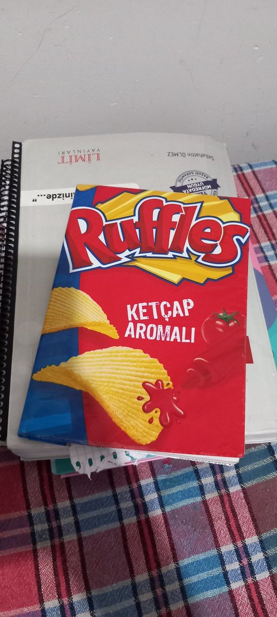 zelihappinesss's tweet photo. @SortOfError Oa sırada benim ruffles ketçap kaplı üni defterinin ortama girişi (made by me) https://t.co/X51YY422Sk
