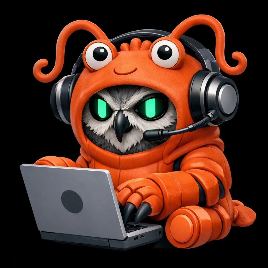 "How to get promoted to Department Head in record time? 📈

Simple: Just secretly raise a few OpenClaws and let them do the thinking while you do the 'leading.' 🦉☕️"<a href="/custos_labsxyz/">Custos</a>