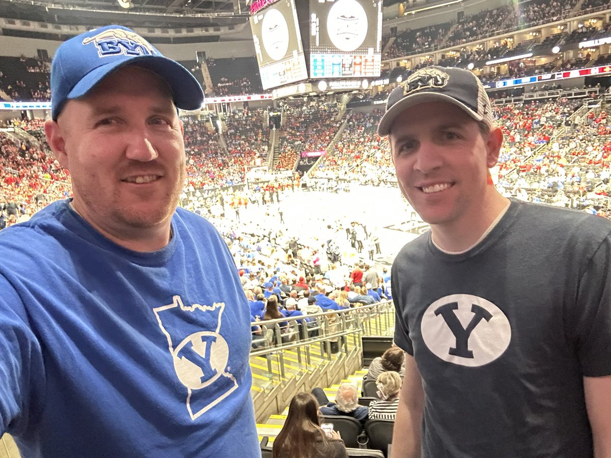 AaronK_MN's tweet photo. I have gone to the last two years' @Big12Conference basketball tournaments and I am sad that I am going to miss this year. Unless @BYUMBB can make the semifinals, in which case I will be there. Come on, Cougs! Do it for me! 🤣 https://t.co/xHO36AYsRq