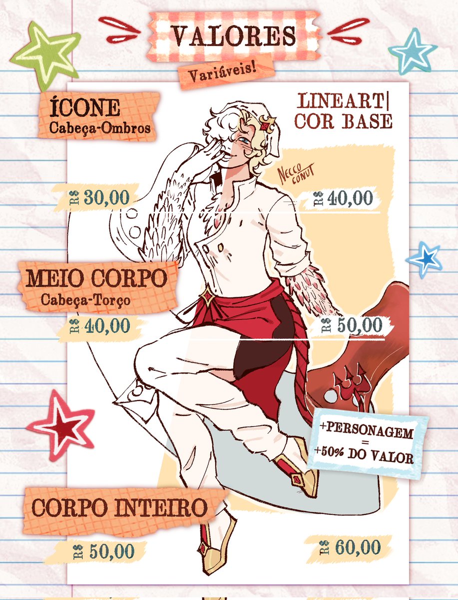 ⭐VOLTA DAS COMISSÕES!!
.
Oi estou vendendo comissões!
.
Oi estou vendendo comissões!
.
Oi, Já fiz isso antes.... vamos ser diretos?
Voltando de uma pausa com tabela nova, novos valores e Chibis~✧⁠*⁠。
#fypシ゚ #comissões #artista #rpg #chibiart