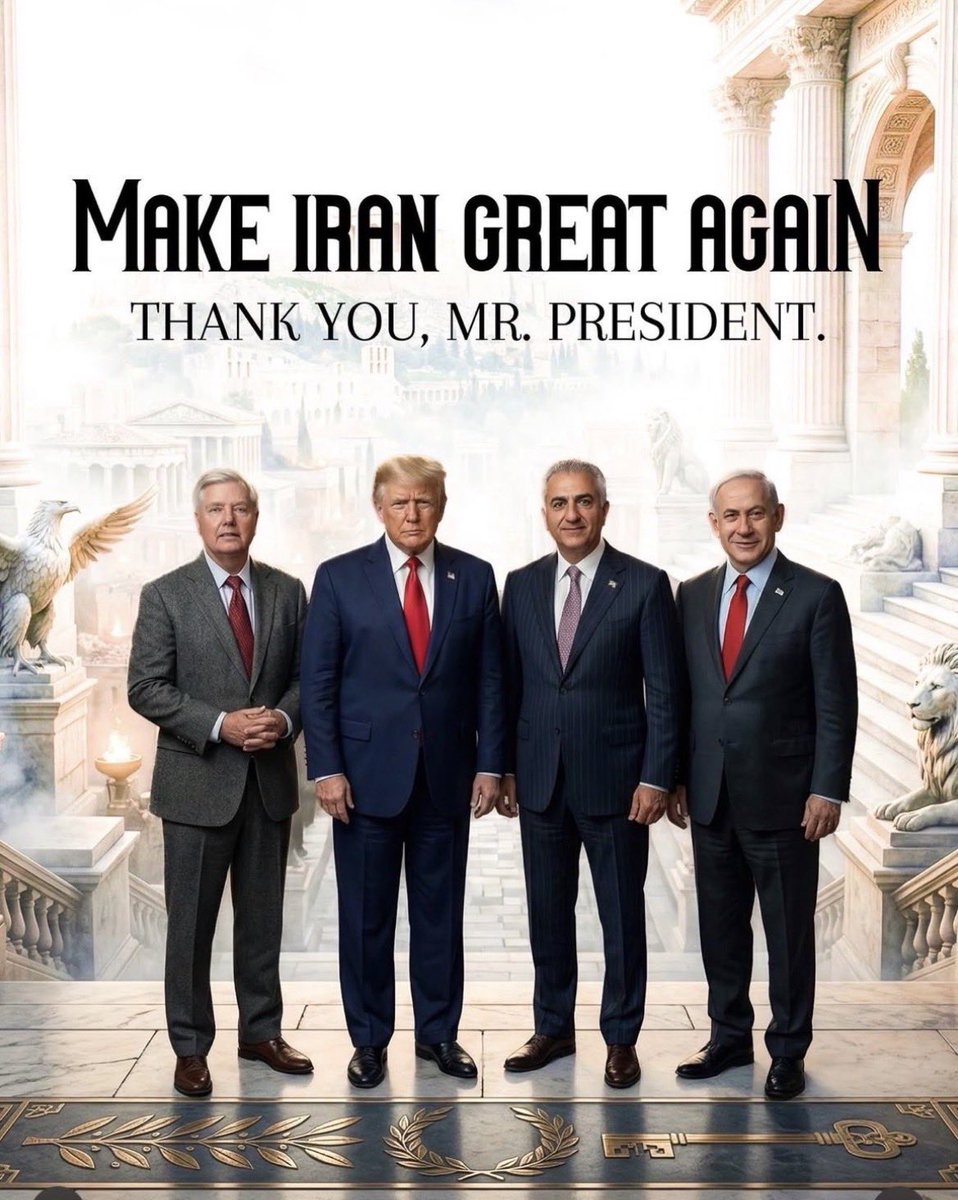 My favorite ..
#ThankYouTrump‌ 
#ThankYouBiBi‌ 

#KingRezaPahlavi‌