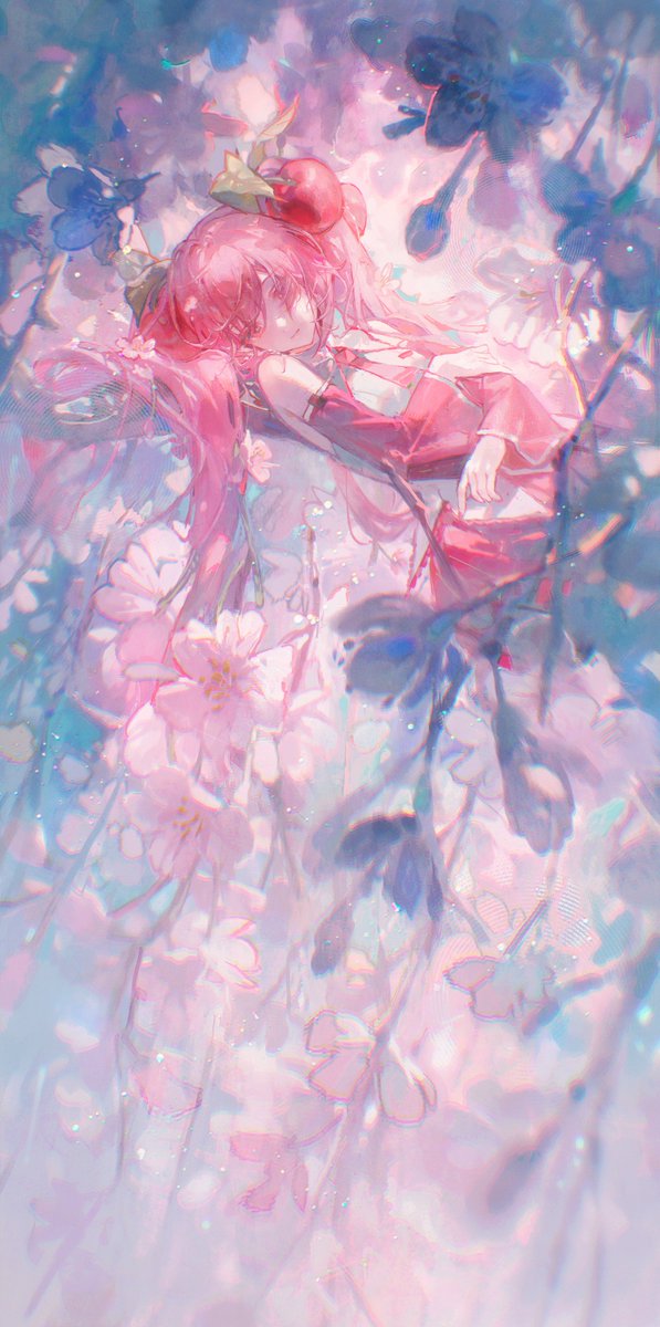 初音ミク ,桜ミク 「ミクの日」|Matcha🍵のイラスト
