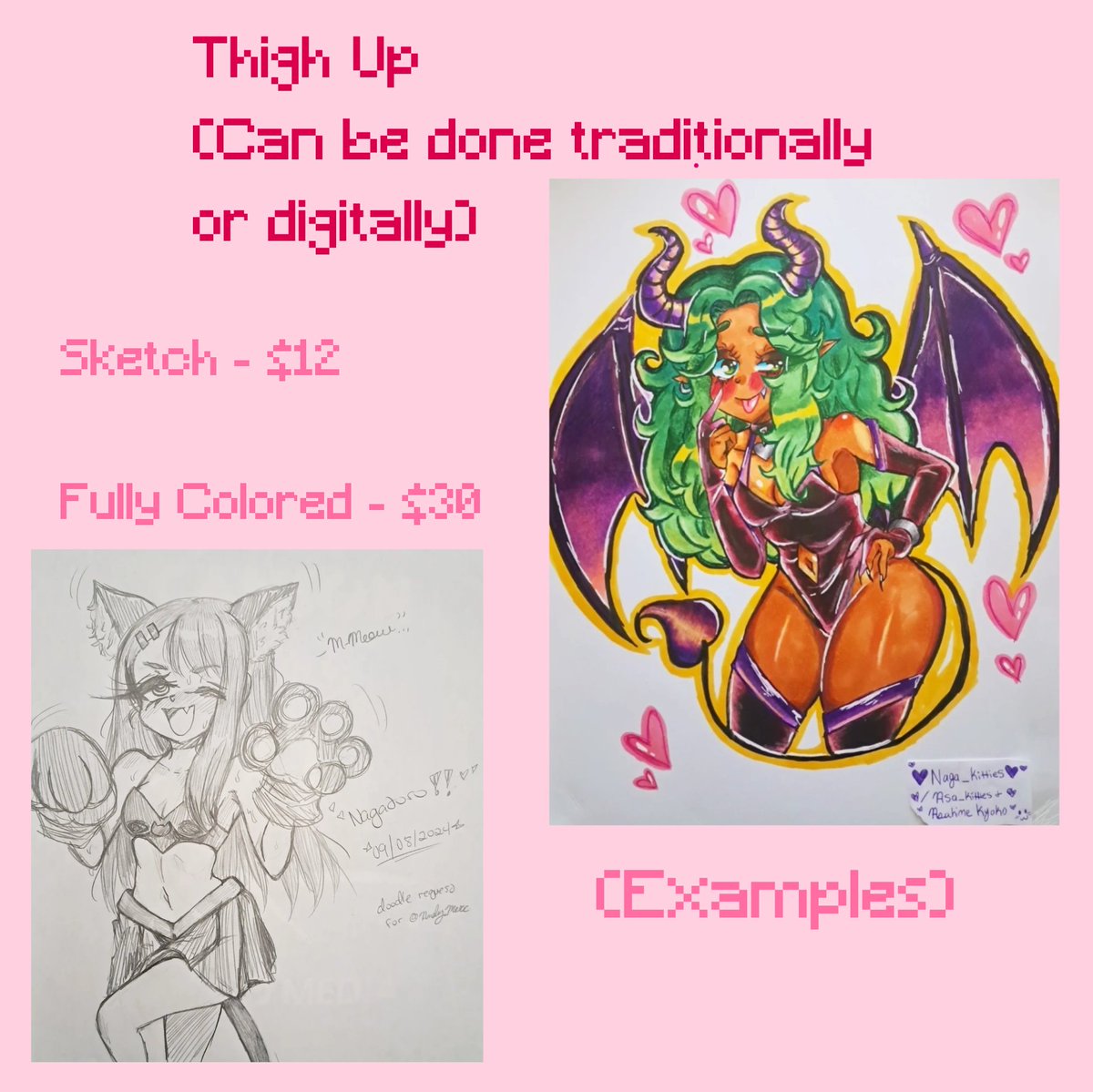 naga_kitties's tweet photo. ✨️Comms are open again✨️

#commissions #commission #commissionsopen #commissionsavailable #drawing #art #animeart https://t.co/rHffmE0naj