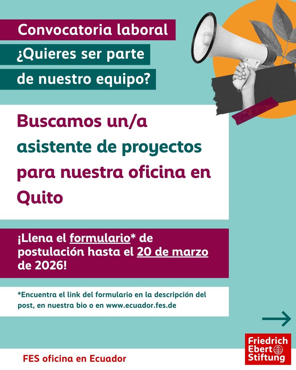 Friedrich-Ebert-Stiftung en Ecuador tweet media
