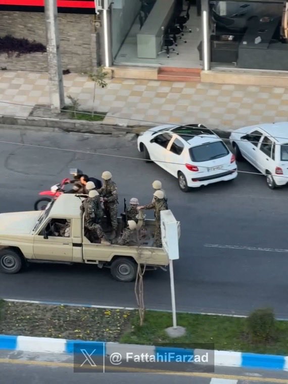 Here are some images of the Islamic Republic occupying Iran getting ready to go to war with USA and Israel.

Just kidding.

These photos are from 2 months ago when the Muslim Nazis slaughtered over 50k+ unarmed Iranians in just a few weeks.