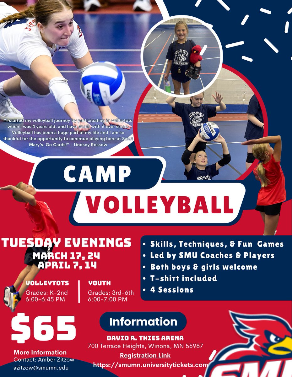 Saint Mary’s University Volleyball tweet media