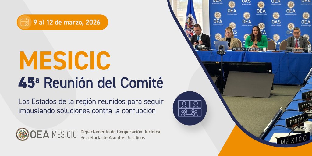 MESICIC - OEA/OAS tweet media