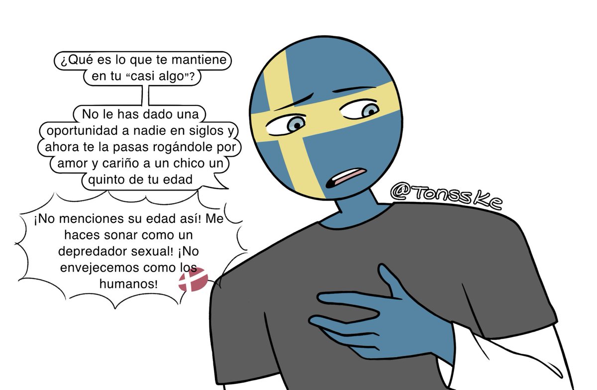 TonssKe's tweet photo. 1/2 versión en español #countryhumans #countryhumansdenmark #countryhumanssweden #countryhumanschiden #chiden https://t.co/5oM7QqVj6N