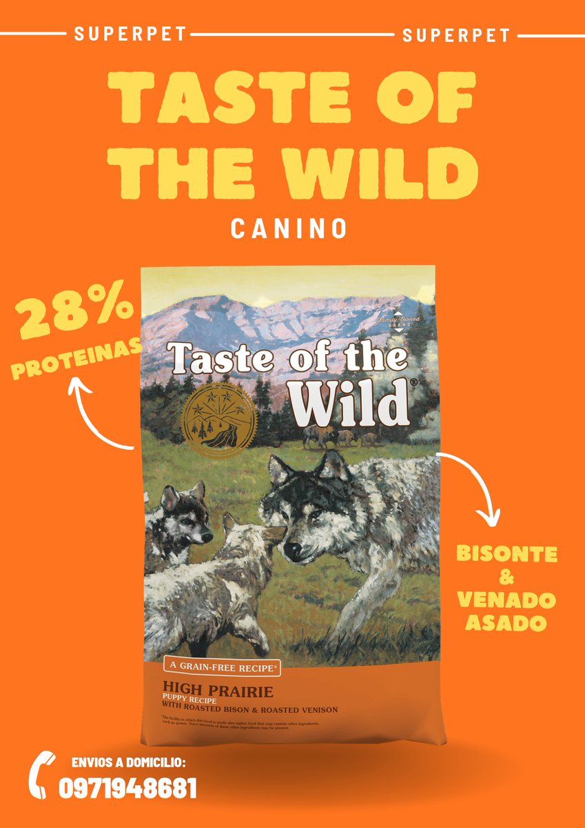 SuperPet19's tweet photo. Taste of the wild Puppy https://t.co/xfqLBVsI2W