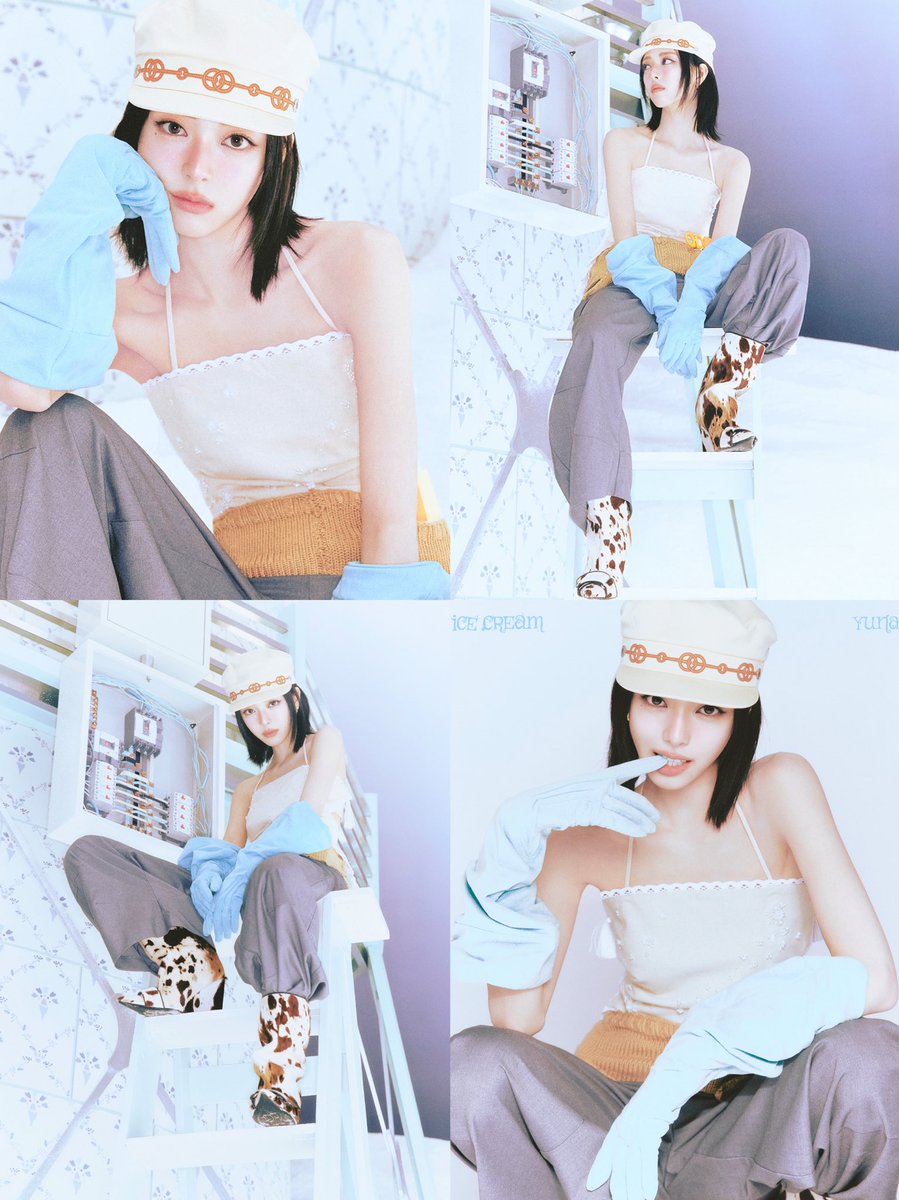 YUNA of ITZY stuns in concept photos to ‘Ice Cream.’ 

Out March 23rd.