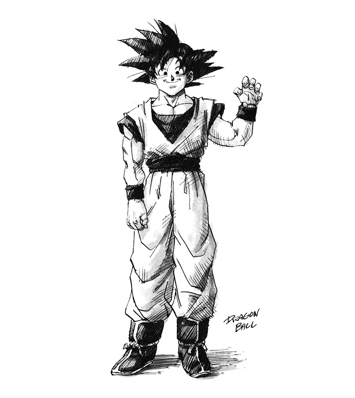 Dragon Ball art by Akira Toriyama (鳥山 明) Goku 孫悟空 ドラゴンボール