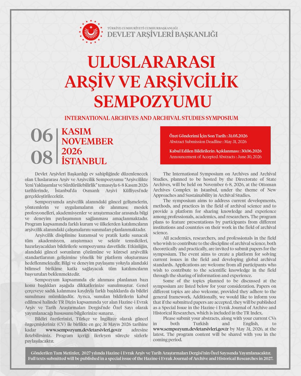 Devlet Arşivleri Başkanlığı tweet media