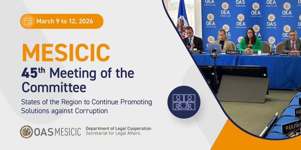 MESICIC - OEA/OAS tweet media