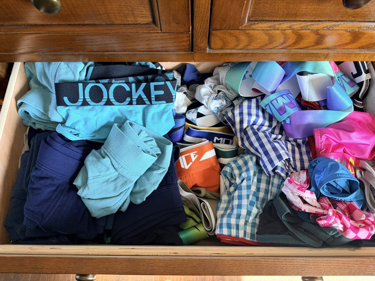 bearbussy's tweet photo. I really need to clean out this underwear drawer… https://t.co/kVrKTZpU8a