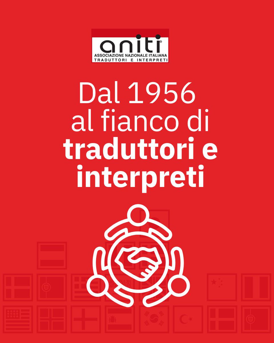 Dal 1956 al fianco di traduttori e interpreti

ANITI sostiene la professione con formazione, iniziative culturali e tutela della professionalità.
Essere socio significa far parte di una comunità di esperti, crescere e valorizzare il proprio lavoro ogni giorno.