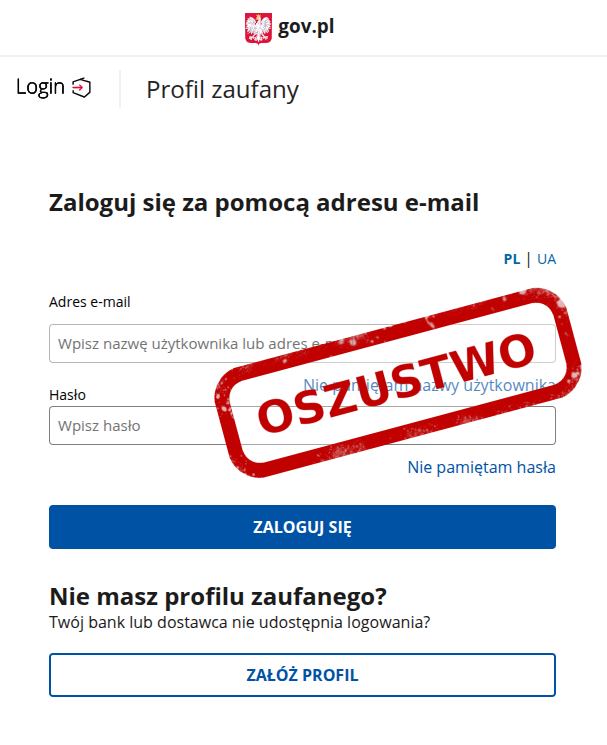 CERT_Polska's tweet photo. 🚨 Uważaj na oszustów podszywających się pod Krajową Administrację Skarbową!

Obserwujemy kampanię phishingową, w której oszuści podszywają się pod Krajową Administrację Skarbową (KAS) informując o rzekomej nowej notyfikacji. W wiadomości znajduje się link, który prowadzi do strony zawierającej fałszywy formularz logowania do Profilu Zaufanego. Cyberprzestępcy próbują w ten sposób wyłudzić dane logowania do serwisu.

🔍Zanim podasz jakiekolwiek dane:

👉 sprawdź adres nadawcy wiadomości,

👉 samodzielnie wyszukaj prawdziwy adres strony internetowej tego podmiotu i zweryfikuj czy link z wiadomości na pewno prowadzi właśnie tam,

👉 jeśli masz jakiekolwiek wątpliwości skontaktuj się z instytucją, która rzekomo wysłała wiadomość.

📢 Pamiętaj, że podejrzane wiadomości strony internetowe możesz zgłosić do CERT Polska za pomocą formularza na stronie https://t.co/NNUSNq61UT oraz w usłudze „Bezpiecznie w sieci” w aplikacji mObywatel. Z kolei podejrzane wiadomości SMS z linkami możesz przesłać na bezpłatny na numer 8080.