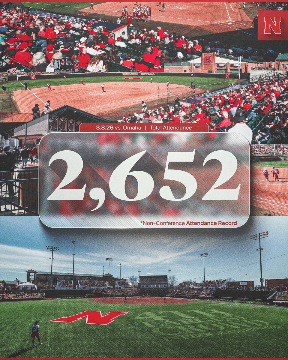 Nebraska Softball tweet media