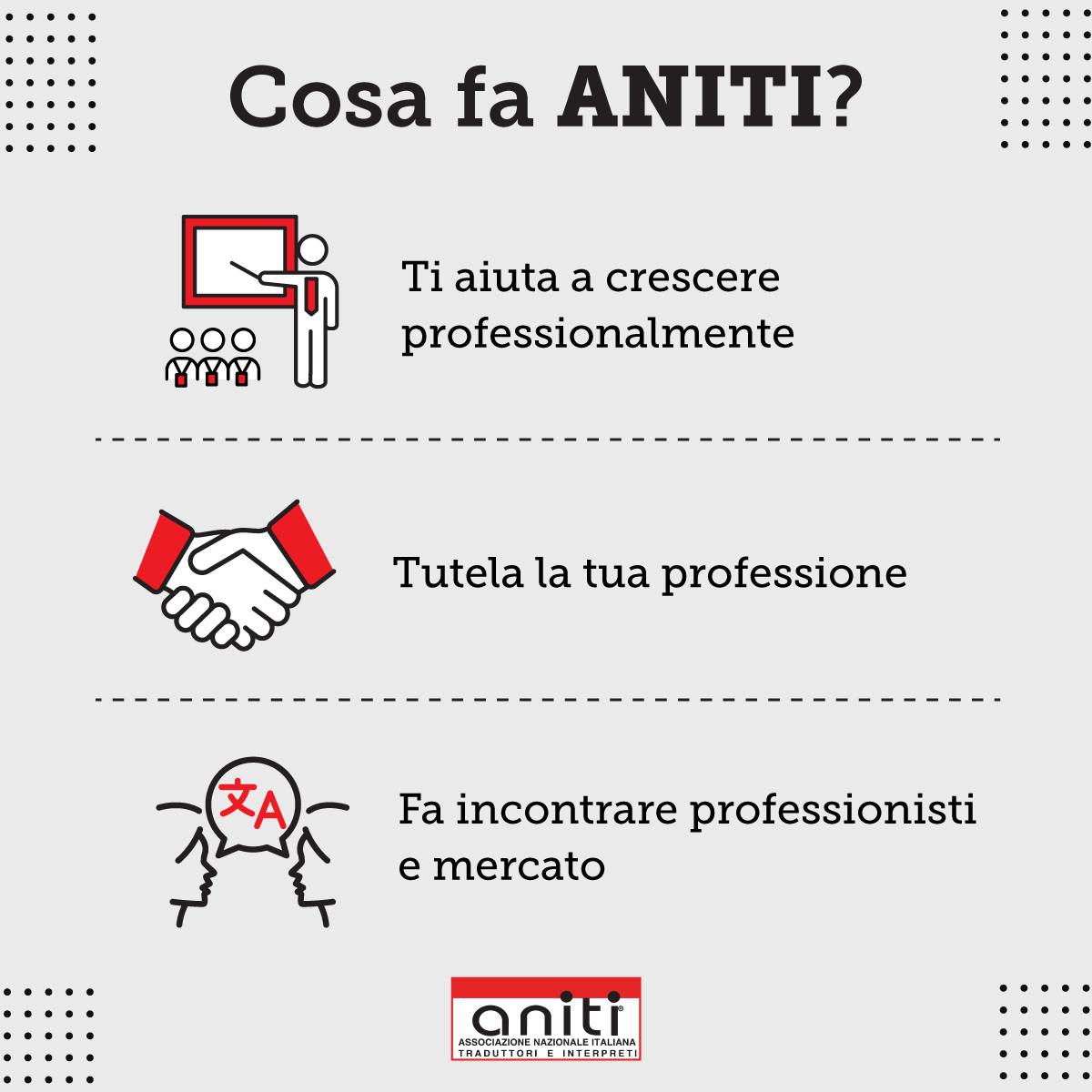 Perché ANITI?

La nostra missione è chiara: promuovere gli interessi dei traduttori e degli interpreti e valorizzarne la professionalità.