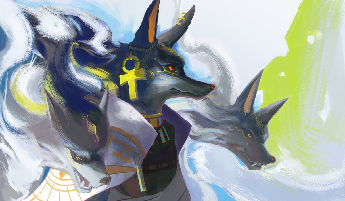 awuooooo's tweet photo. 一些阿努比斯🐺 https://t.co/qTbgSiG0lE