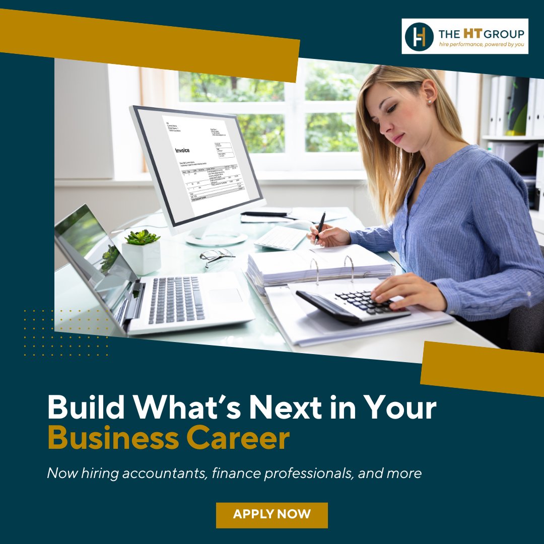 Finance and accounting professionals drive smart business decisions. Explore current openings.
thehtgroup.com/jobs/?matador-…

#TheHTGroup #FinanceCareers