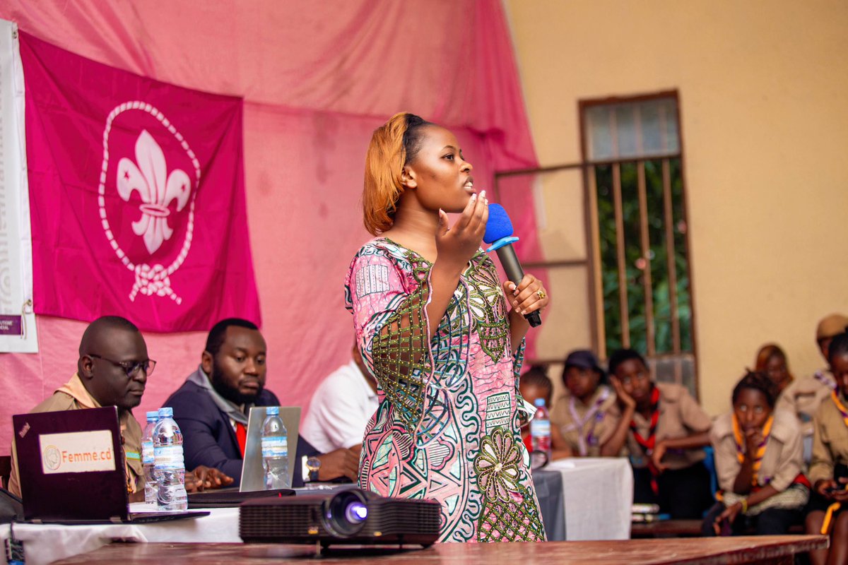 KahemuloAnge's tweet photo. À l’occasion de la Journée internationale des droits des femmes #8Mars, j’ai eu le privilège d’animer un atelier avec les scouts de Goma sur l’inclusion, la masculinité positive et la participation des femmes au développement communautaire.

#DroitsDesFemmes
 #Goma 
#Inclusion https://t.co/rK4mcLkOmO