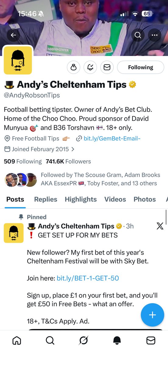adambramhall's tweet photo. @AndyRobsonTips https://t.co/duFATX8M9n